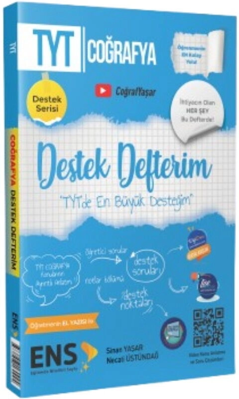 TYT%20Coğrafya%20Destek%20Defterim%20ENS%20Yayıncılık