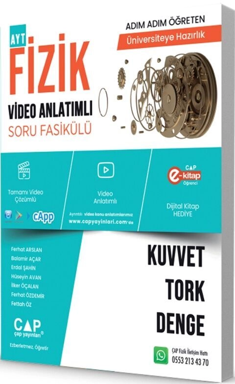 Çap%20Fizik%20Kuvvet%20Tork%20Denge%20Konu%20Anlatımlı%20Soru%20Bankası%20Çap%20Yayınları