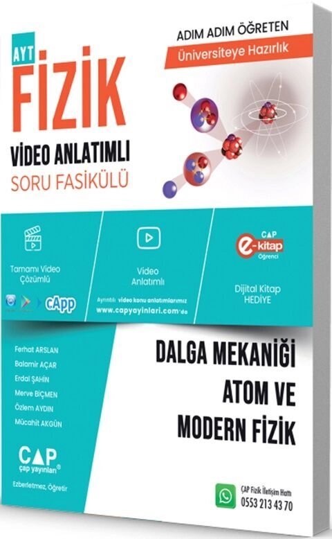 Çap%20Fizik%20Dalga%20Mekaniği%20Atom%20ve%20Modern%20Fizik%20Konu%20Anlatımlı%20Soru%20Bankası%20Çap%20Yayınları
