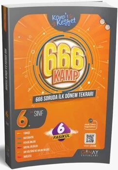 6.%20Sınıf%20666%20Soruda%20İlk%20Dönem%20Kamp%20Kitabı%20Günay%20Yayınları