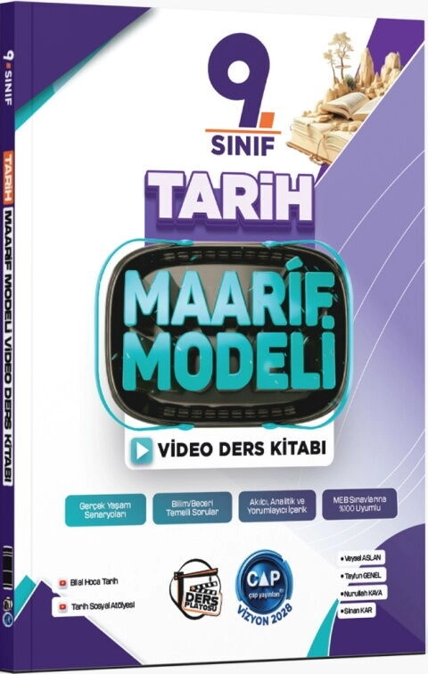 9.%20Sınıf%20Tarih%20Maarif%20Video%20Ders%20Kitabı%20Çap%20Yayınları
