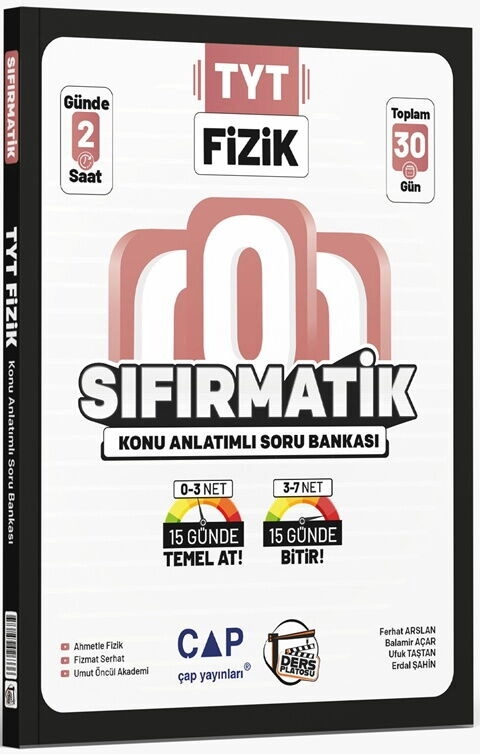 TYT%20Fizik%20Sıfırmatik%20Konu%20Anlatımlı%20Soru%20Bankası%20Çap%20Yayınları