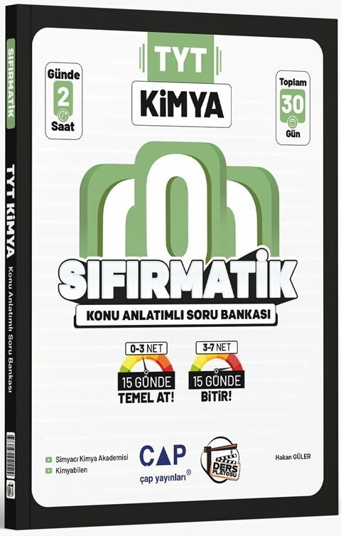 TYT%20Kimya%20Sıfırmatik%20Konu%20Anlatımlı%20Soru%20Bankası%20Çap%20Yayınları