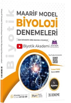 Üniversiteye%20Hazırlık%20Biyoloji%20Maarif%20Model%20Denemeleri%20Biyotik%20Yayınları