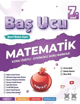 7.%20Sınıf%20Matematik%20Baş%20Ucu%20Kitabı%20Maarif%20Modeli%20Nartest%20Yayınları