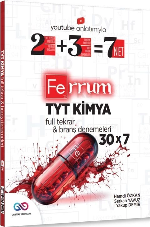 TYT%20Kimya%20Ferrum%2030%20x%207%20Branş%20Denemeleri%20Orbital%20Yayınları