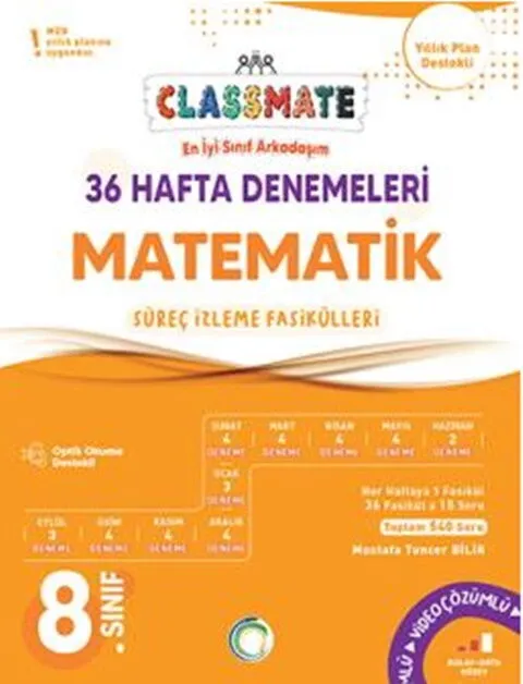 8.%20Sınıf%20Matematik%20Classmate%2036%20Hafta%20Denemeleri%20Okyanus%20Yayıncılık