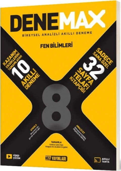 8.%20Sınıf%20Fen%20Bilimleri%20Denemax%2010%20lu%20Akıllı%20Deneme%20Hız%20Yayınları