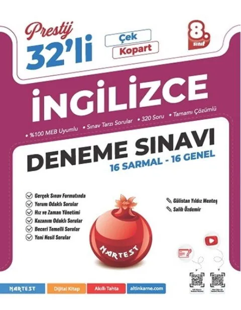 8.%20Sınıf%20Prestij%20İngilizce%2032%20Deneme%20Nartest%20Yayınları