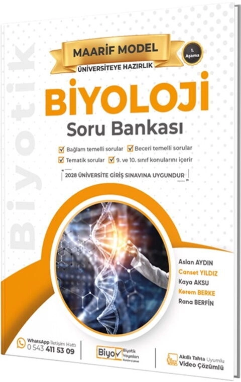 Üniversiteye%20Hazırlık%20Biyoloji%20Maarif%20Model%20Soru%20Bankası%20Biyotik%20Yayınları