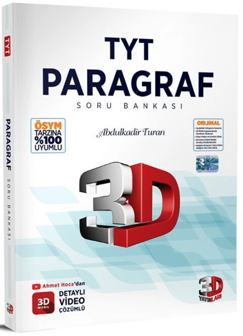 TYT%20Paragraf%20Soru%20Bankası%203D%20Yayınları