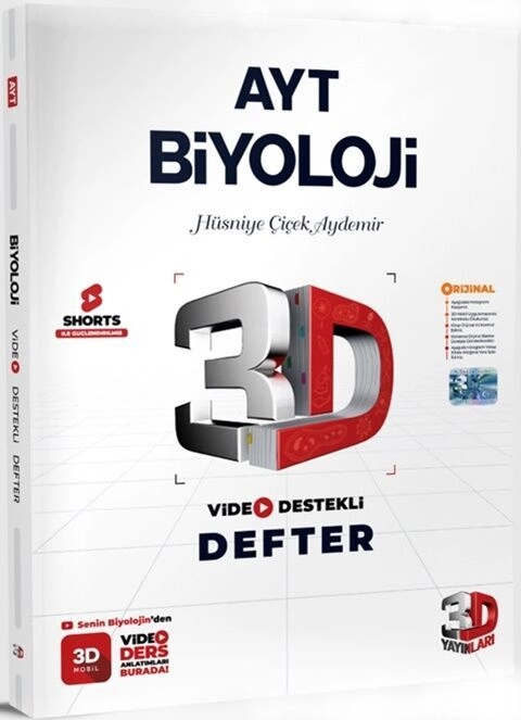 AYT%20Biyoloji%20Video%20Destekli%20Defter%203D%20Yayınları