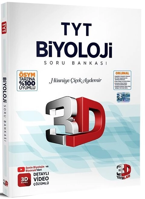 TYT%20Biyoloji%20Soru%20Bankası%203D%20Yayınları