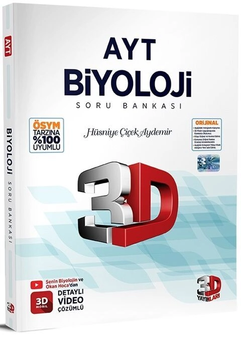 AYT%20Biyoloji%20Soru%20Bankası%203D%20Yayınları