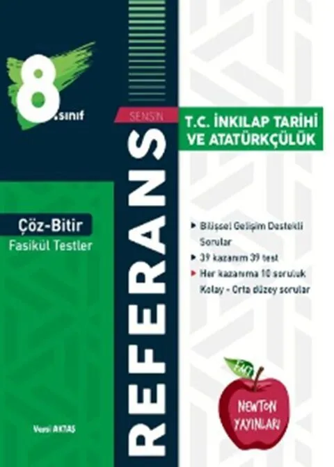 8.%20Sınıf%20Referans%20İnkılap%20Tarihi%20Çöz%20Bitir%20Fasikül%20Testler%20Newton%20Yayınları