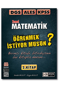 DGS%20ALES%20KPSS%20Matematik%20Öğrenmek%20İstiyor%20Musun%202.Kitap%20Tasarı%20Eğitim%20Yayınları