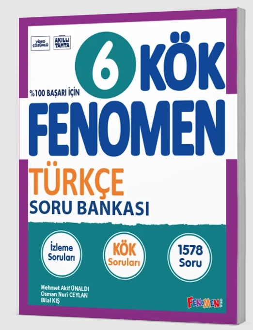 6.%20Sınıf%20KÖK%20Türkçe%20Soru%20Bankası%20Fenomen%20Yayınları