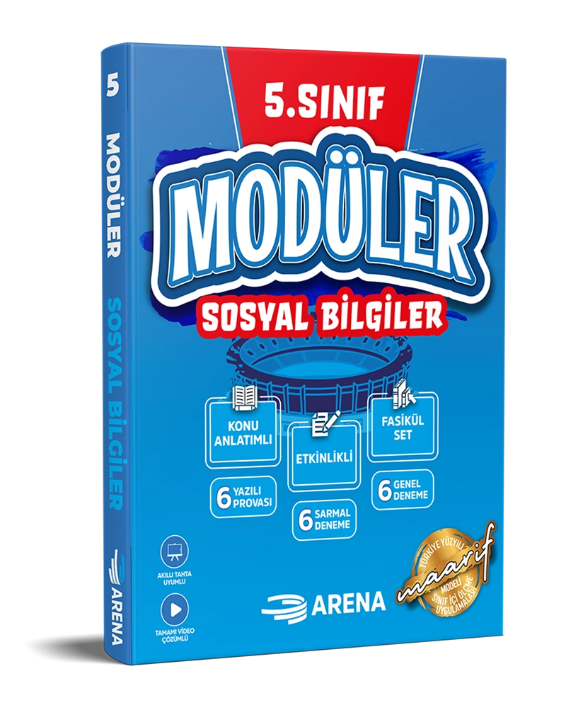 5.%20Sınıf%20Sosyal%20Bilgiler%20Modüler%206%20Fasikül%20Set%20Arena%20Yayınları