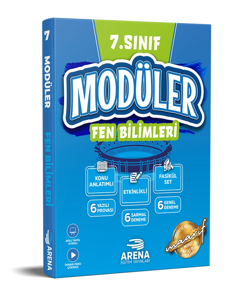 7.%20Sınıf%20Fen%20Bilimleri%20Modüler%207%20Fasikül%20Set%20Arena%20Yayınları