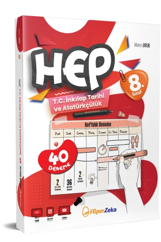 8.%20Sınıf%20HEP%20İnkılap%20Tarihi%20Haftalık%20Deneme%20Föyleri%20Hiper%20Zeka%20Yayınları