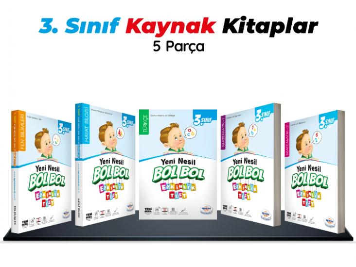Öğretmen Evde 3. Sınıf 5Li Kitap Seti