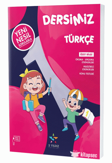 1. Sınıf Beş Yıldız Yayınları Türkçe Etkinlikli Soru Bankası