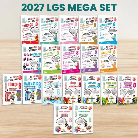 2027 LGS Mega Set Sinan Kuzucu Yayınları