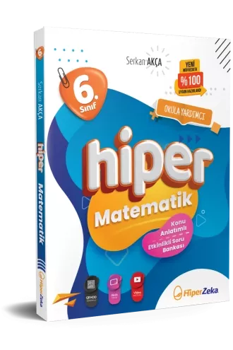 6. Sınıf Hiper Matematik Konu Anlatımlı Soru Bankası Serkan Akça