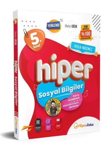 5. Sınıf Hiper Sosyal Bilgiler K.A. Soru Bankası Hiper Zeka Yayınları