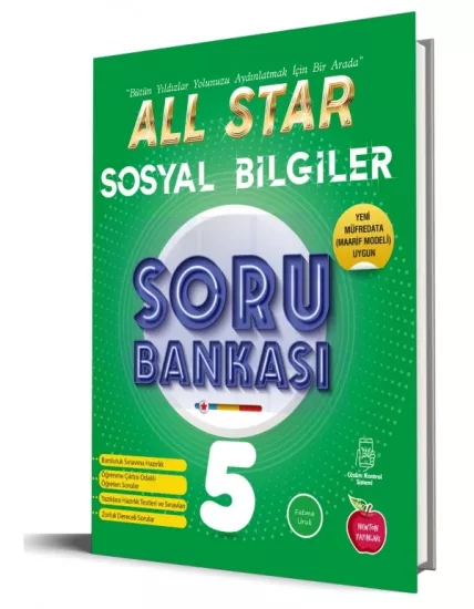 5. Sınıf Sosyal Bilgiler All Star Soru Bankası Newton Yayınları