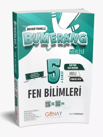5. Sınıf Bumerang Etkinlikli Fen Bilimleri Günay Yayınları