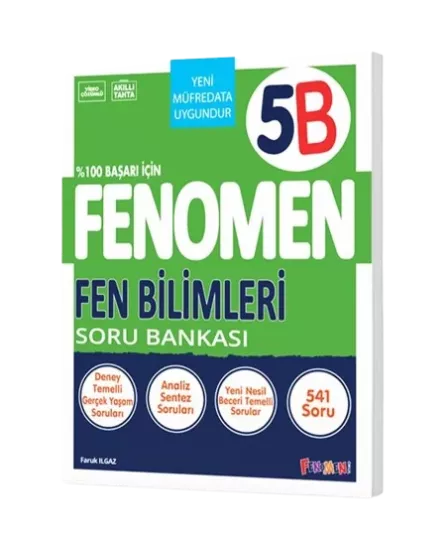 5. Sınıf Fen Bilimleri Soru Bankası (B) Fenomen Yayınları