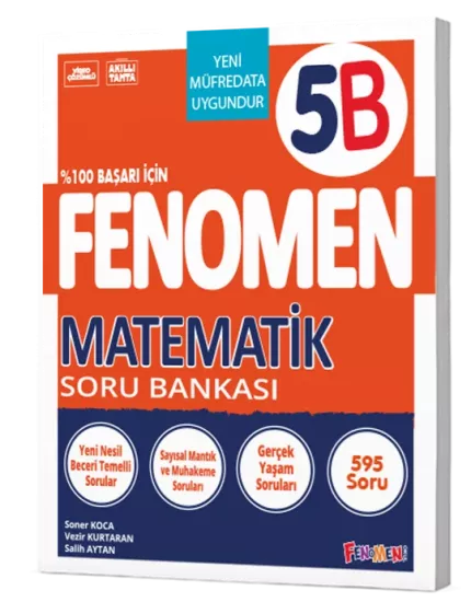 5. Sınıf Matematik Soru Bankası (B) Fenomen Yayınları