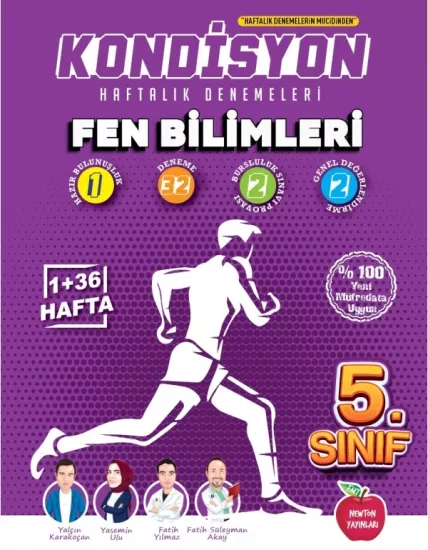 5. Sınıf Kondisyon Fen Bilimleri Denemeleri Newton Yayınları