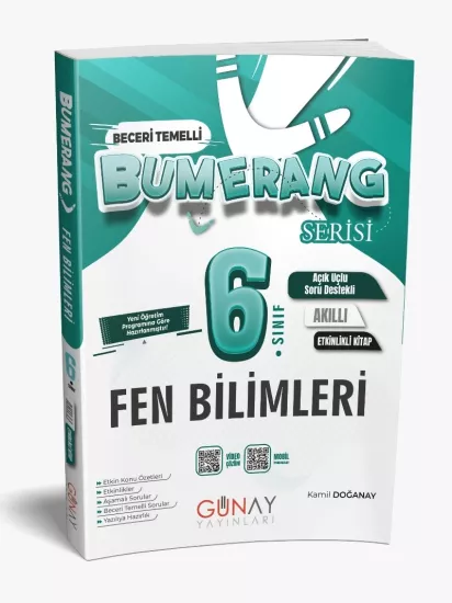 6. Sınıf Bumerang Etkinlikli Fen Bilimleri Günay Yayınları