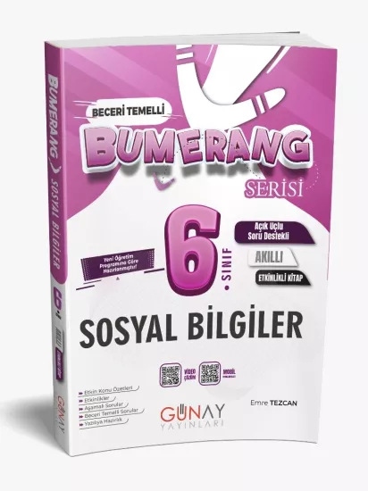 6. Sınıf Bumerang Etkinlikli Sosyal Bilgiler Günay Yayınları