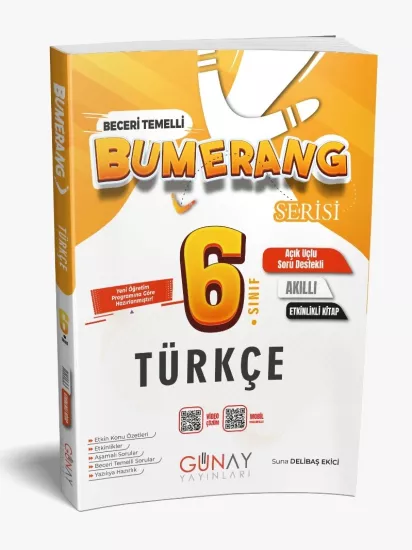 6. Sınıf Bumerang Etkinlikli Türkçe Günay Yayınları