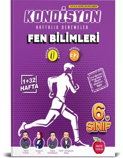 6. Sınıf Kondisyon Fen Bilimleri Denemeleri Newton Yayınları