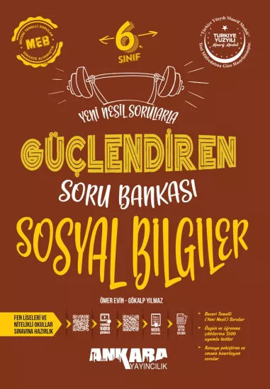 6. Sınıf Güçlendiren Sosyal Bilgiler Soru Bankası Ankara Yayıncılık