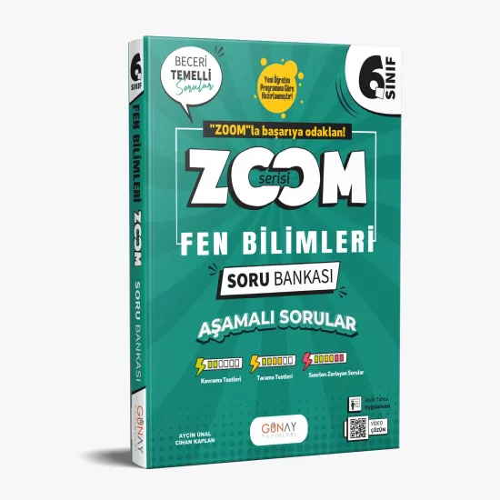 6. Sınıf Zoom Serisi Fen Bilimleri Soru Bankası Günay Yayınları