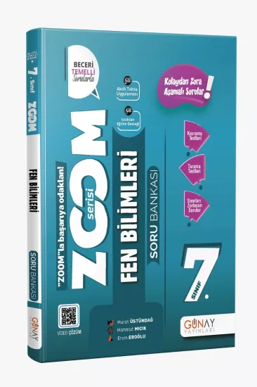 7. Sınıf Zoom Serisi Fen Bilimleri Soru Bankası Günay Yayınları