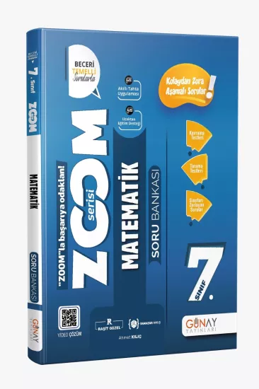 7. Sınıf Zoom Serisi Matematik Soru Bankası Günay Yayınları