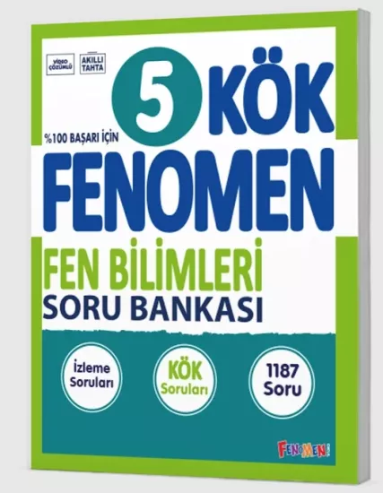 5. Sınıf KÖK Fen Bilimleri Soru Bankası Fenomen Yayınları
