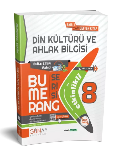 8. Sınıf Bumerang Etkinlikli Din Kültürü Günay Yayınları