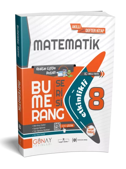8. Sınıf Bumerang Etkinlikli Matematik Günay Yayınları