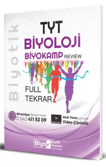 TYT Biyoloji Full Tekrar Biyokamp Biyotik Yayınları - Hemen Satın Al