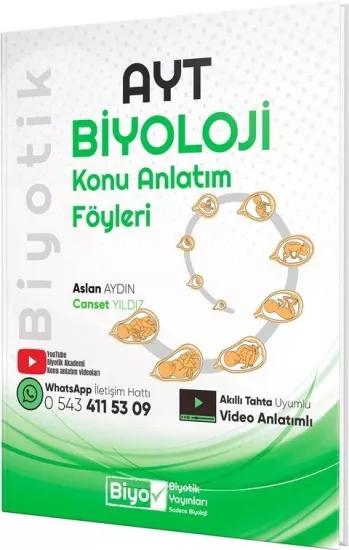 AYT Biyoloji Konu Anlatım Föyleri Biyotik Yayınları - Hemen Satın Al