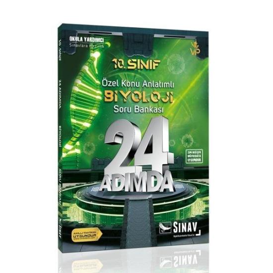 10. Sınıf Sınav Yayınları Biyoloji 24 Adımda Özel Konu Anlatımlı Soru Bankası