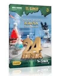 Sınav Dergisi Yayınları 11. Sınıf Kimya 24 Adımda Özel Konu Anlatımlı Soru Bankası Sınav Dergisi