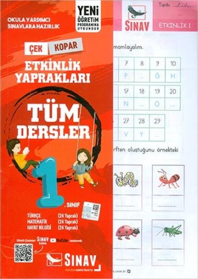 1. Sınıf Sınav Yayınları Tüm Dersler Yaprak Test